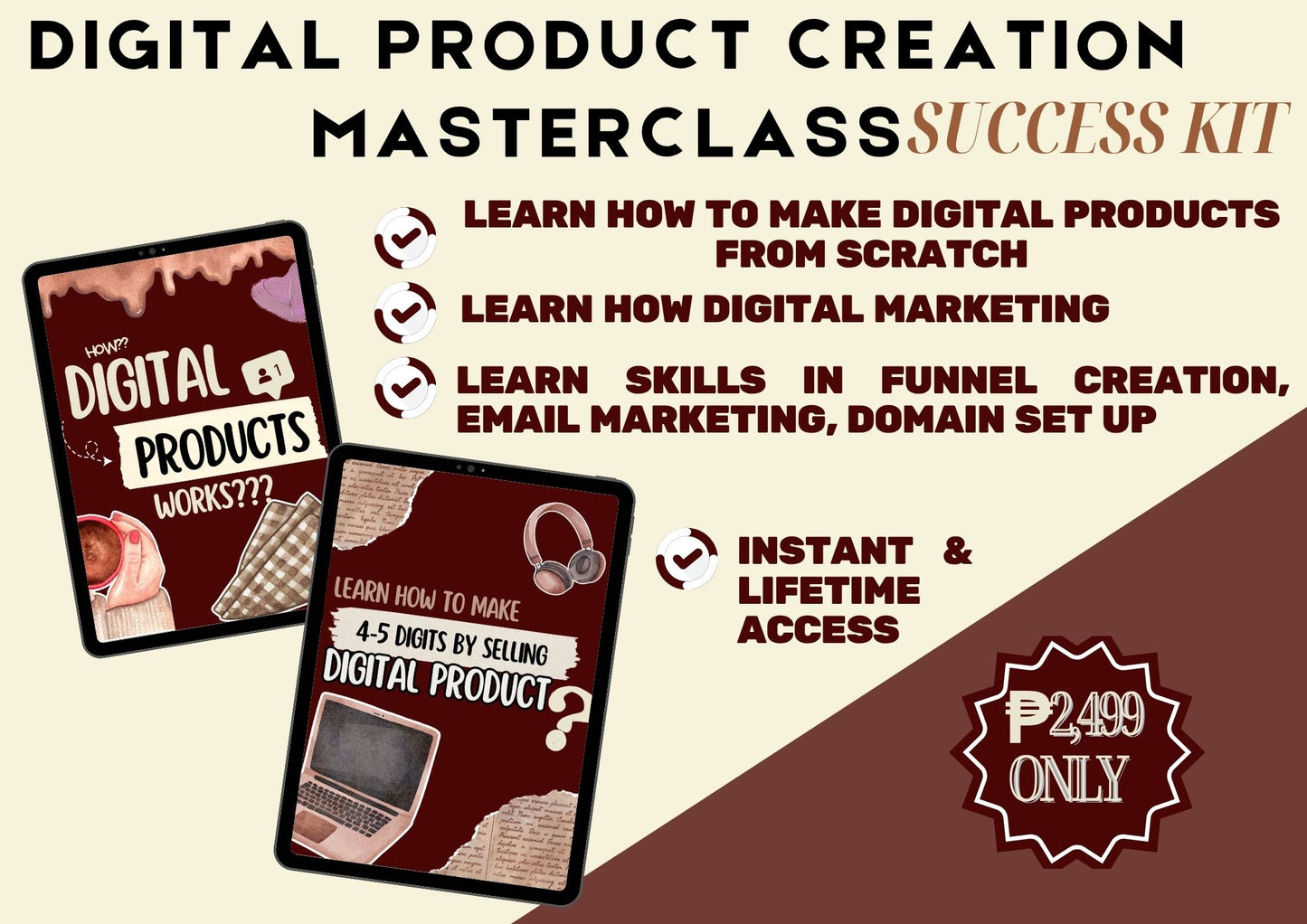 Digital Product CREATION Masterclass