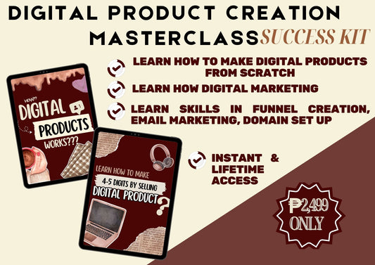 Digital Product CREATION Masterclass