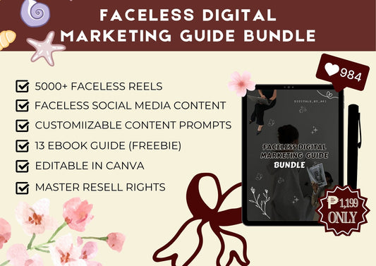Faceless Marketing Bundle | 5k Faceless Marketing Reels with Freebies